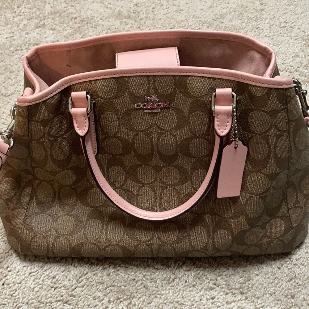 Coach leather bag